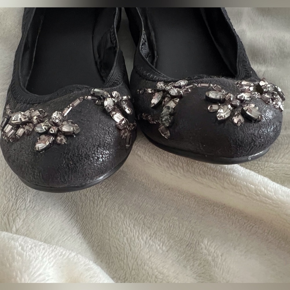 Simply Vera Wang Jeweled Ballet Flats - Picture 2 of 10